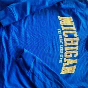 Michigan striped shirt